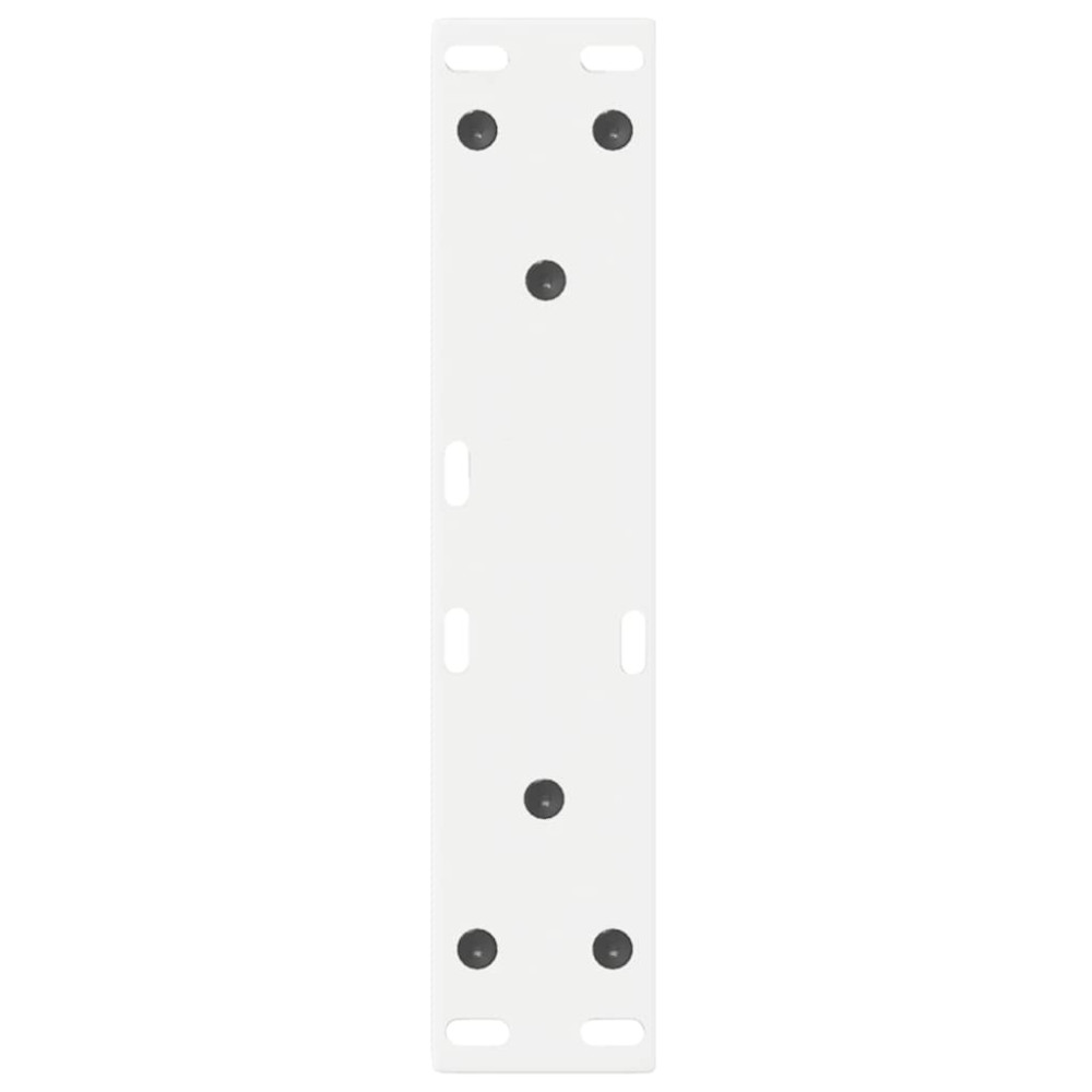 Produktbild för Soffbordsben 2 st vita 28x(42-43,3) cm stål