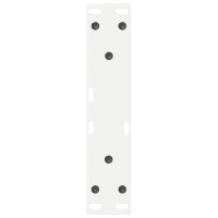 Produktbild för Soffbordsben 2 st vita 28x(42-43,3) cm stål
