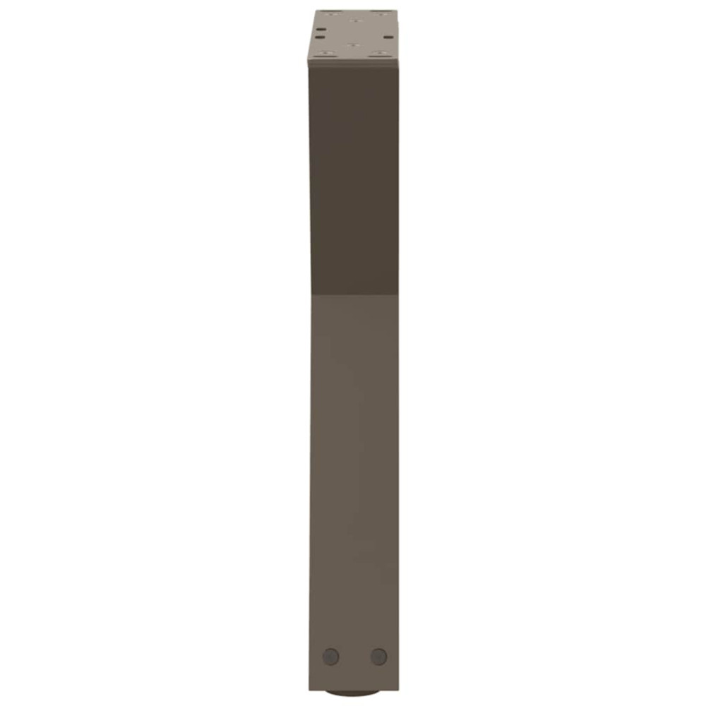 Produktbild för Soffbordsben 2 st naturstål 28x(42-43,3) cm stål