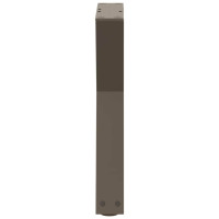 Produktbild för Soffbordsben 2 st naturstål 28x(42-43,3) cm stål