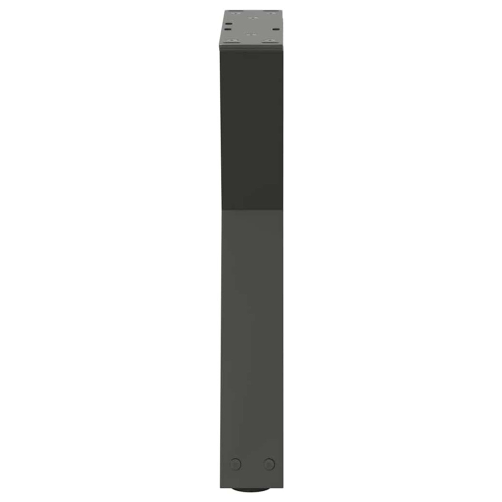 Produktbild för Soffbordsben 2 st antracit 38x(42-43,3) cm stål