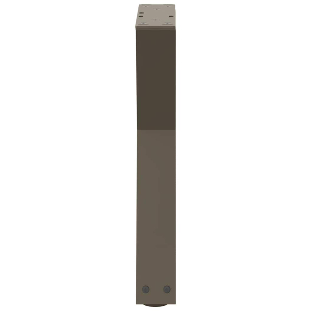 Produktbild för Soffbordsben 2 st naturstål 38x(42-43,3) cm stål