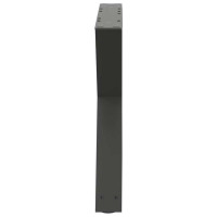 Produktbild för Soffbordsben 2 st antracit 60x(42-43,3) cm stål