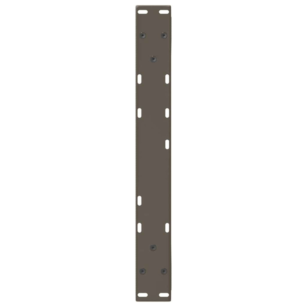 Produktbild för Soffbordsben 2 st naturstål 60x(42-43,3) cm stål