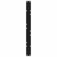 Produktbild för Soffbordsben 2 st svarta 70x(42-43,3) cm stål