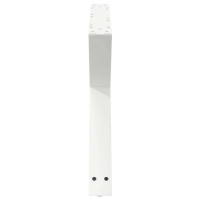 Produktbild för Soffbordsben 2 st vita 70x(42-43,3) cm stål