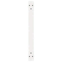 Produktbild för Soffbordsben 2 st vita 70x(42-43,3) cm stål