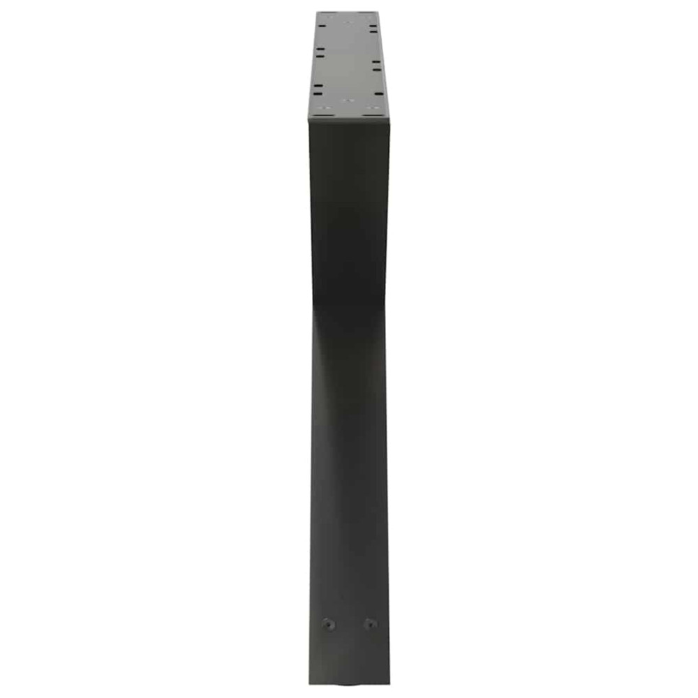 Produktbild för Soffbordsben 2 st antracit 70x(42-43,3) cm stål