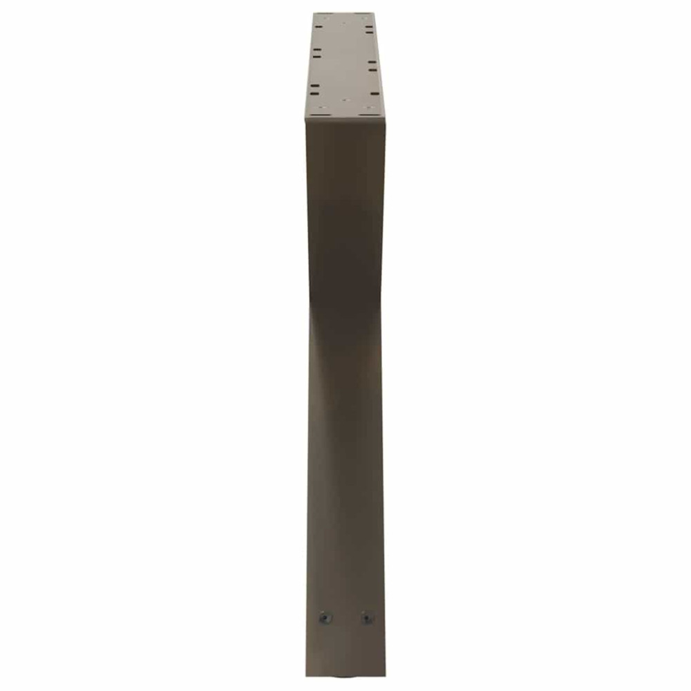 Produktbild för Soffbordsben 2 st naturstål 70x(42-43,3) cm stål