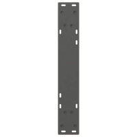 Produktbild för Matbordsben 2 st antracit 50x(72-73,3) cm stål