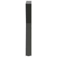 Produktbild för Matbordsben 2 st antracit 60x(72-73,3) cm stål