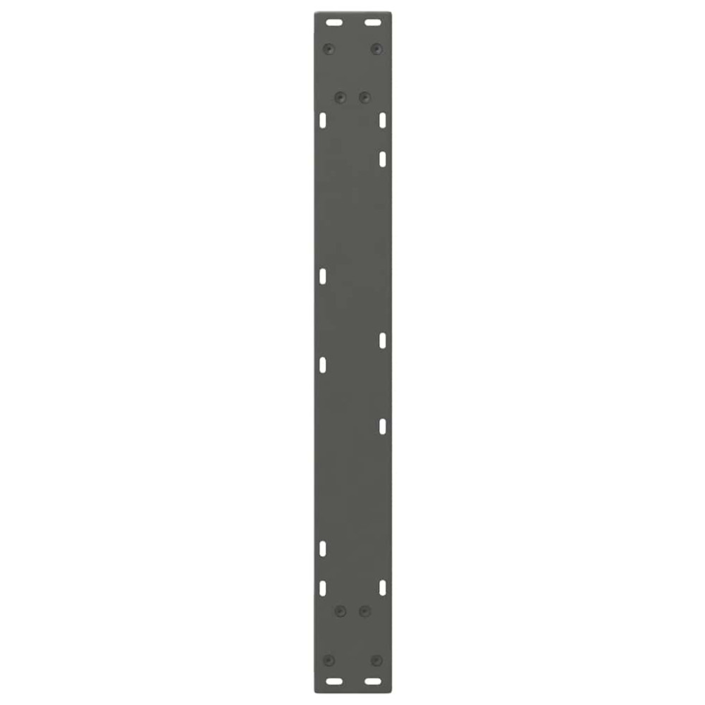 Produktbild för Matbordsben 2 st antracit 70x(72-73,3) cm stål