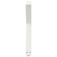 Produktbild för Matbordsben 2 st vita 80x(72-73,3) cm stål