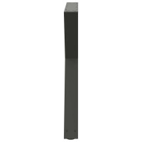 Produktbild för Matbordsben 2 st antracit 80x(72-73,3) cm stål