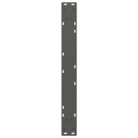 Produktbild för Matbordsben 2 st antracit 80x(72-73,3) cm stål