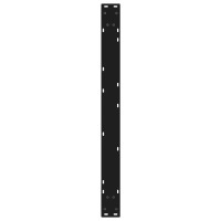 Produktbild för Matbordsben 2 st svarta 90x(72-73,3) cm stål