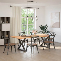 Produktbild för Matbordsben 2 st vita 90x(72-73,3) cm stål
