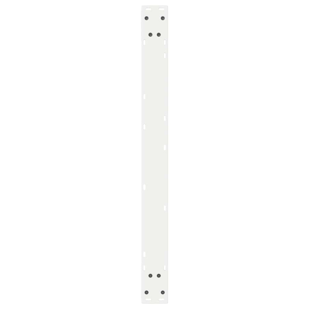 Produktbild för Matbordsben 2 st vita 90x(72-73,3) cm stål