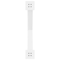 Produktbild för Matbordsben X-formade 3 st vita 90x(72-73) cm stål
