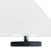 Produktbild för Matbordsben spindelformad vit 120x68x(72-73) cm stål