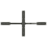 Produktbild för Matbordsben spindelformad antracit 120x68x(72-73) cm stål