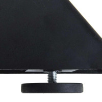 Produktbild för Matbordsben spindelformad antracit 120x68x(72-73) cm stål