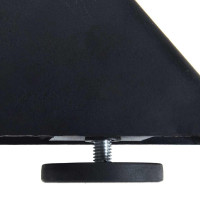 Produktbild för Matbordsben spindelformad antracit 150x78x(72-73) cm stål