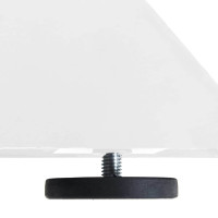 Produktbild för Matbordsben spindelformad vit 85x85x(72-73) cm stål