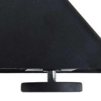 Produktbild för Matbordsben spindelformad antracit 85x85x(72-73) cm stål