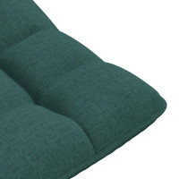 Produktbild för Snurrbar golvstol mörkgrön 70x51x79 cm tyg