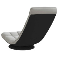 Produktbild för Snurrbar golvstol molngrå 70x51x79 cm tyg