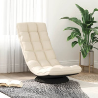 Produktbild för Snurrbar golvstol linne 70x51x79 cm