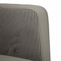 Produktbild för Loveseat soffa ljusgrå 109 cm manchestertyg