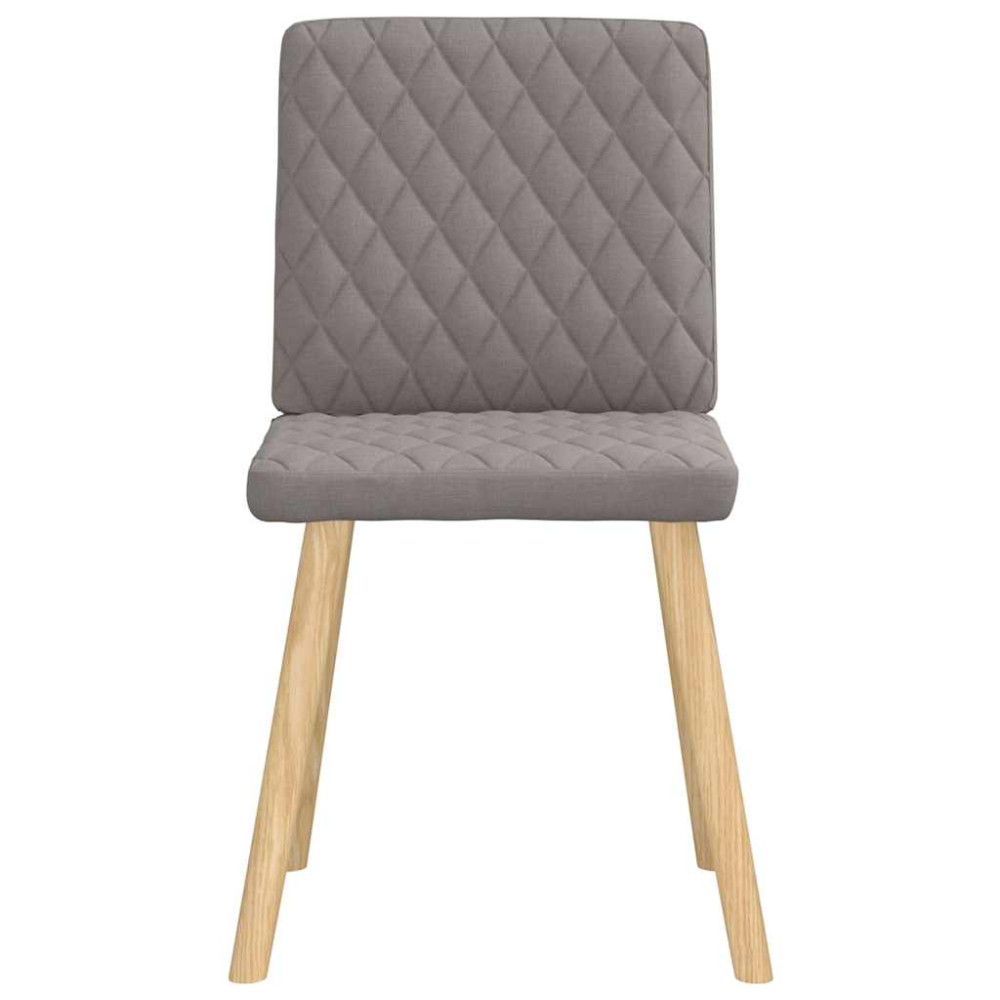 Produktbild för Matstolar 2 st taupe tyg