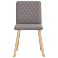 Produktbild för Matstolar 2 st taupe tyg