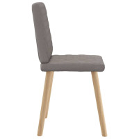 Produktbild för Matstolar 2 st taupe tyg