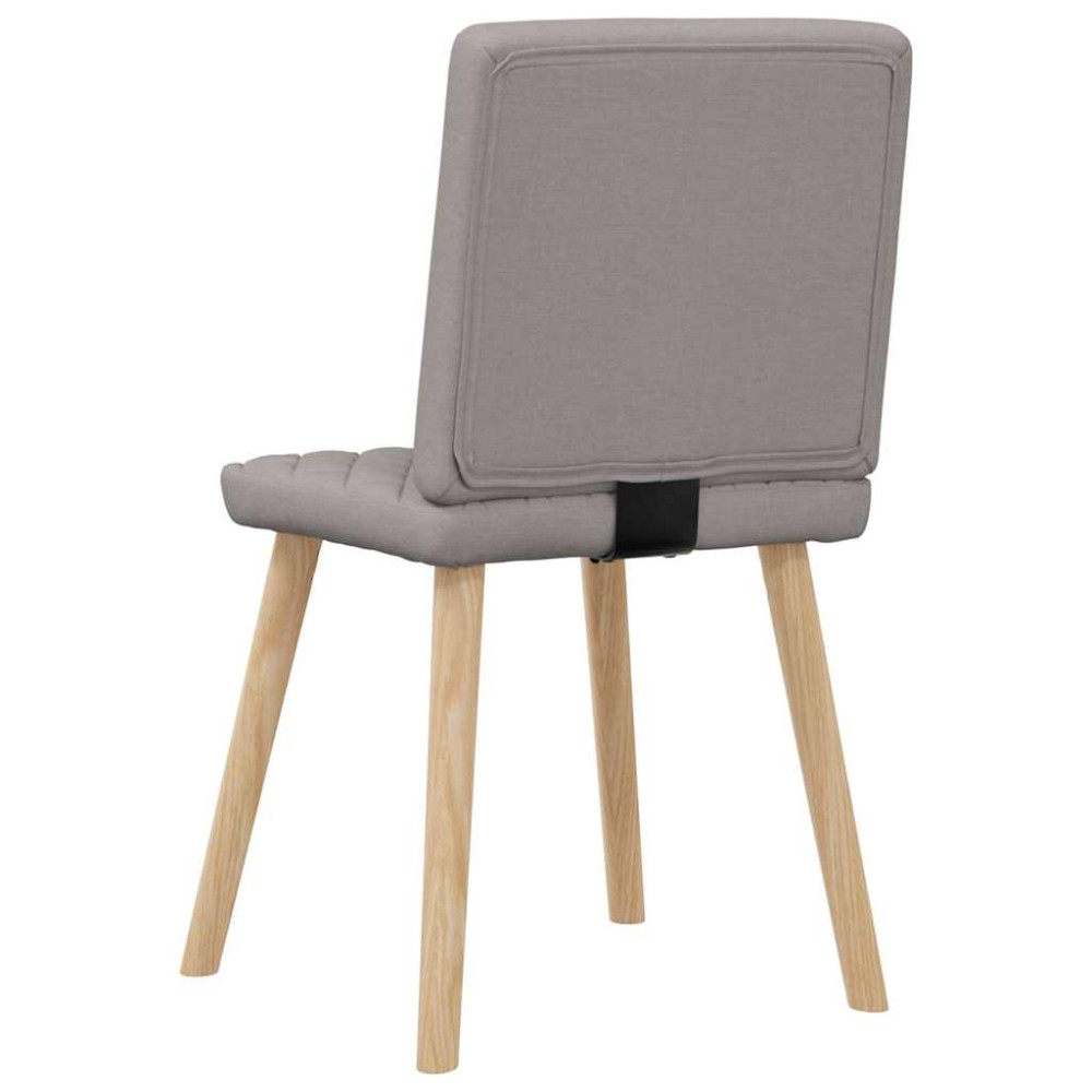Produktbild för Matstolar 2 st taupe tyg