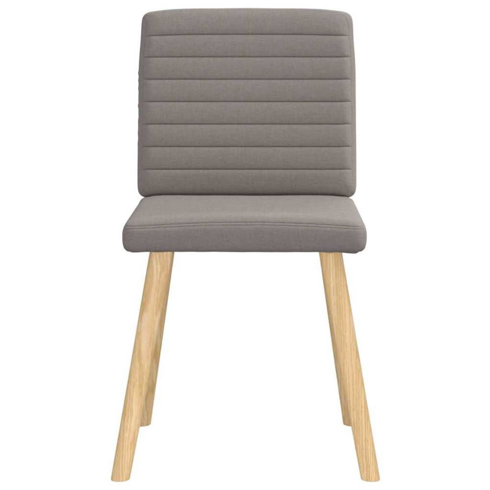 Produktbild för Matstolar 2 st taupe tyg