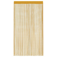 Produktbild för Stränggardiner 2 st guld 100x250 cm