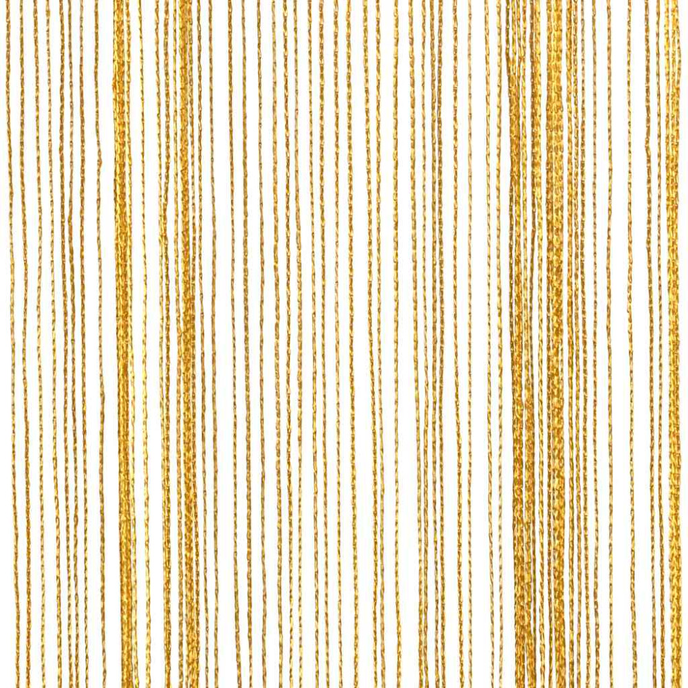 Produktbild för Stränggardiner 2 st guld 100x250 cm