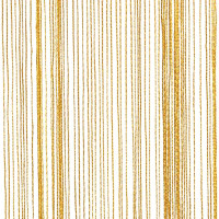 Produktbild för Stränggardiner 2 st guld 100x250 cm