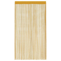 Produktbild för Stränggardiner 2 st guld 140x250 cm