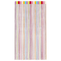 Produktbild för Stränggardiner 2 st flerfärgad 100x250 cm