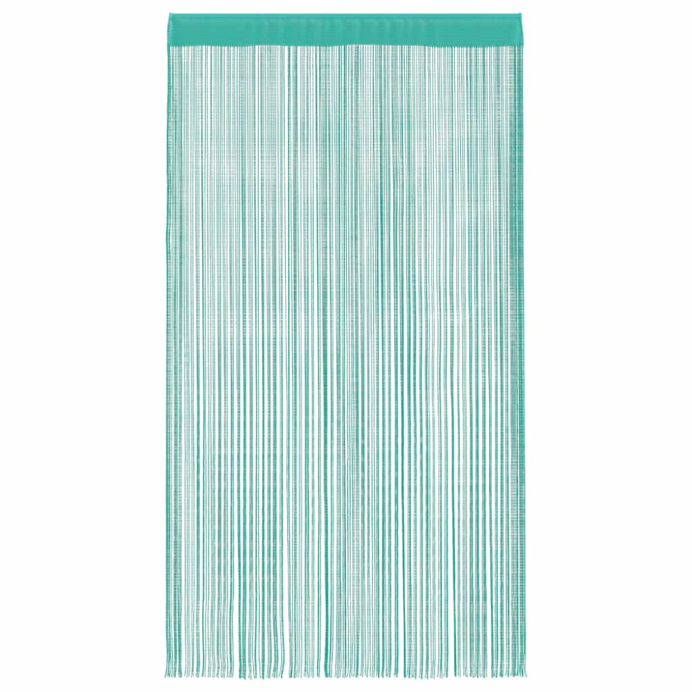 Produktbild för Stränggardiner 2 st turkos 100x250 cm