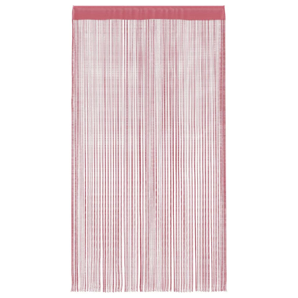 Produktbild för Stränggardiner 2 st rosa 100x250 cm