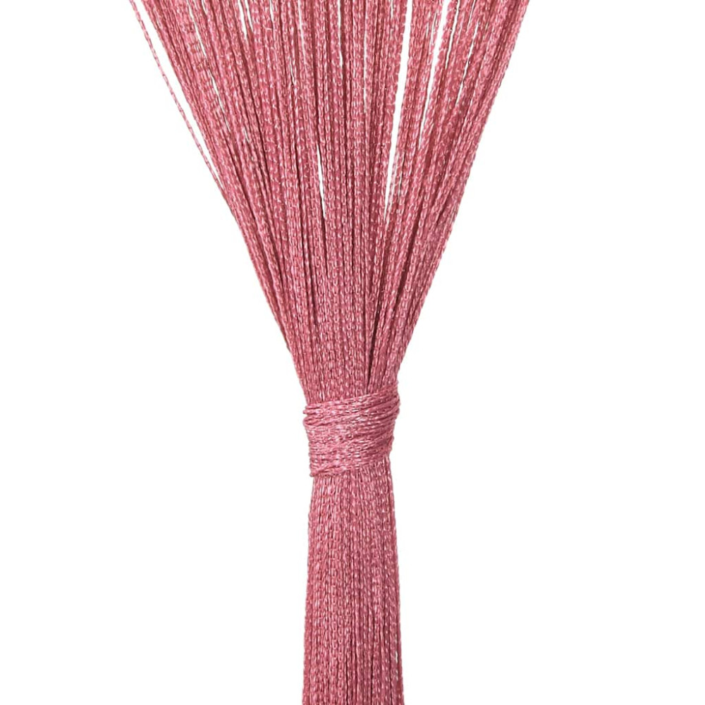 Produktbild för Stränggardiner 2 st rosa 100x250 cm