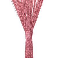 Produktbild för Stränggardiner 2 st rosa 100x250 cm