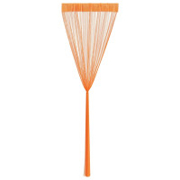 Produktbild för Stränggardiner 2 st orange 100x250 cm