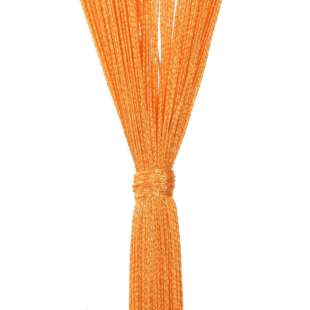 Produktbild för Stränggardiner 2 st orange 100x250 cm
