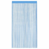 Produktbild för Stränggardiner 2 st ljusblå 100x250 cm